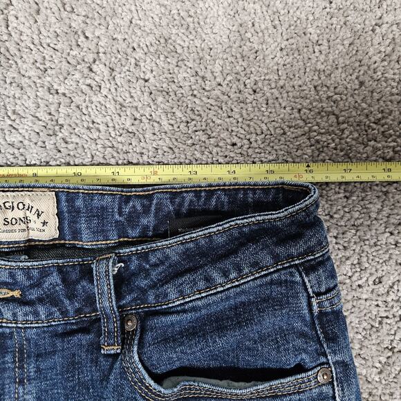 LongJohn & Sons Jeans Mens 32X37 (34X38) Mechanic Blue Stackable Denim Stretch - Picture 10 of 14